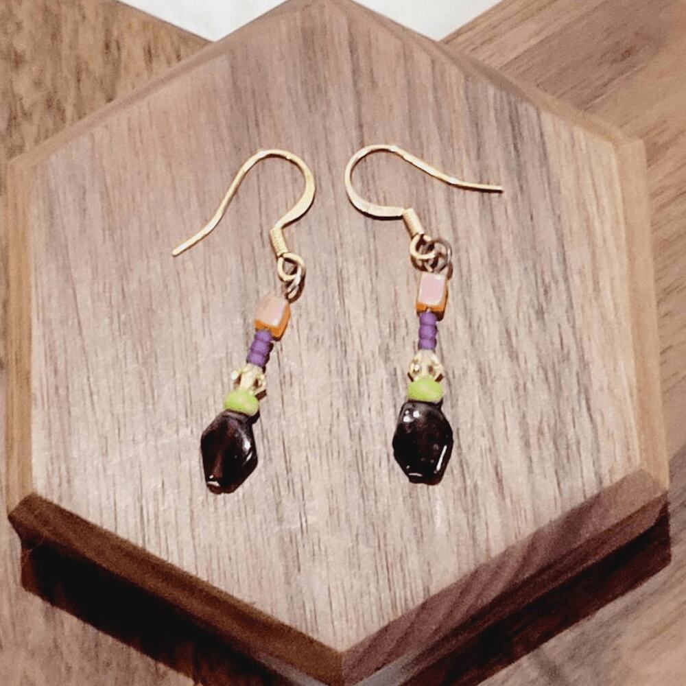 Halloween Fashion Costume Drop Beaded Jewelry Earrings